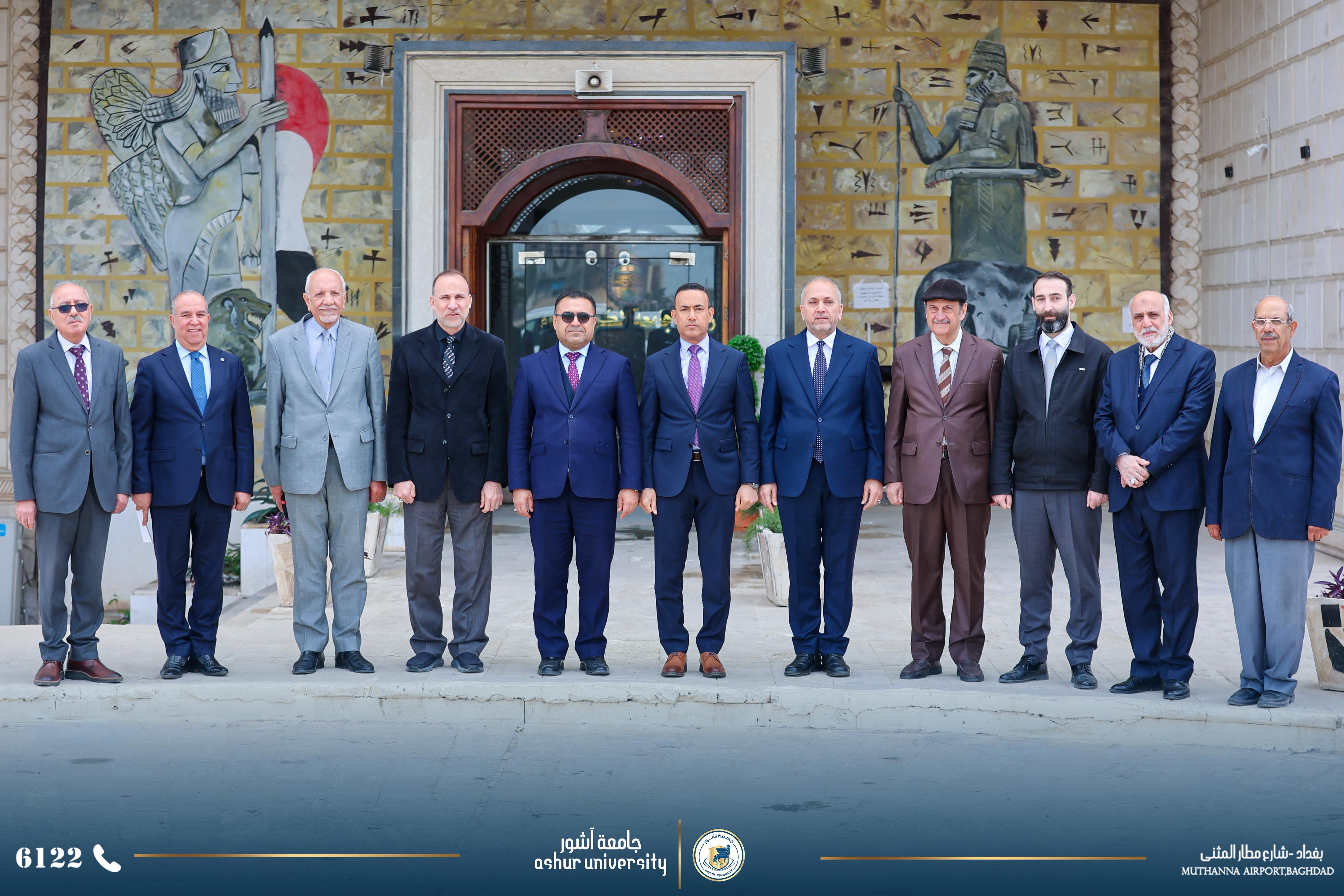 توقيع اتفاقية تعاون علمي بين جامعة آشور  وجامعة الكرخ للعلوم .