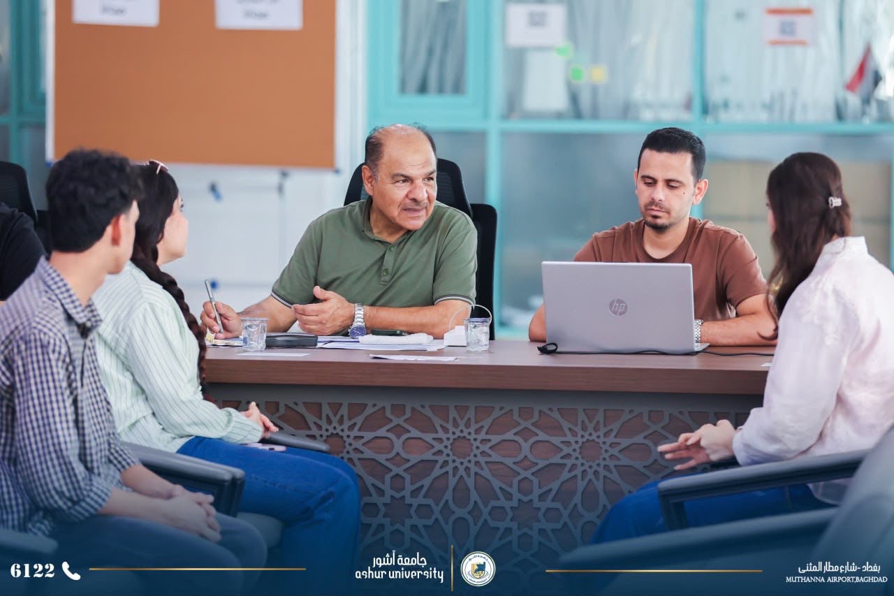 استمرار توافد الطلبة إلى قسم التسجيل في جامعة آشور