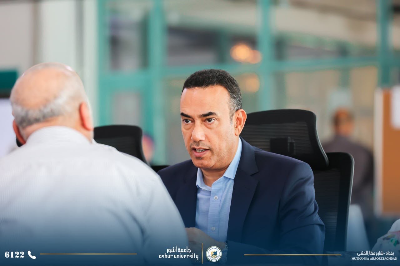 استمرار توافد طلبة السادس الاعدادي  لقسم التسجيل