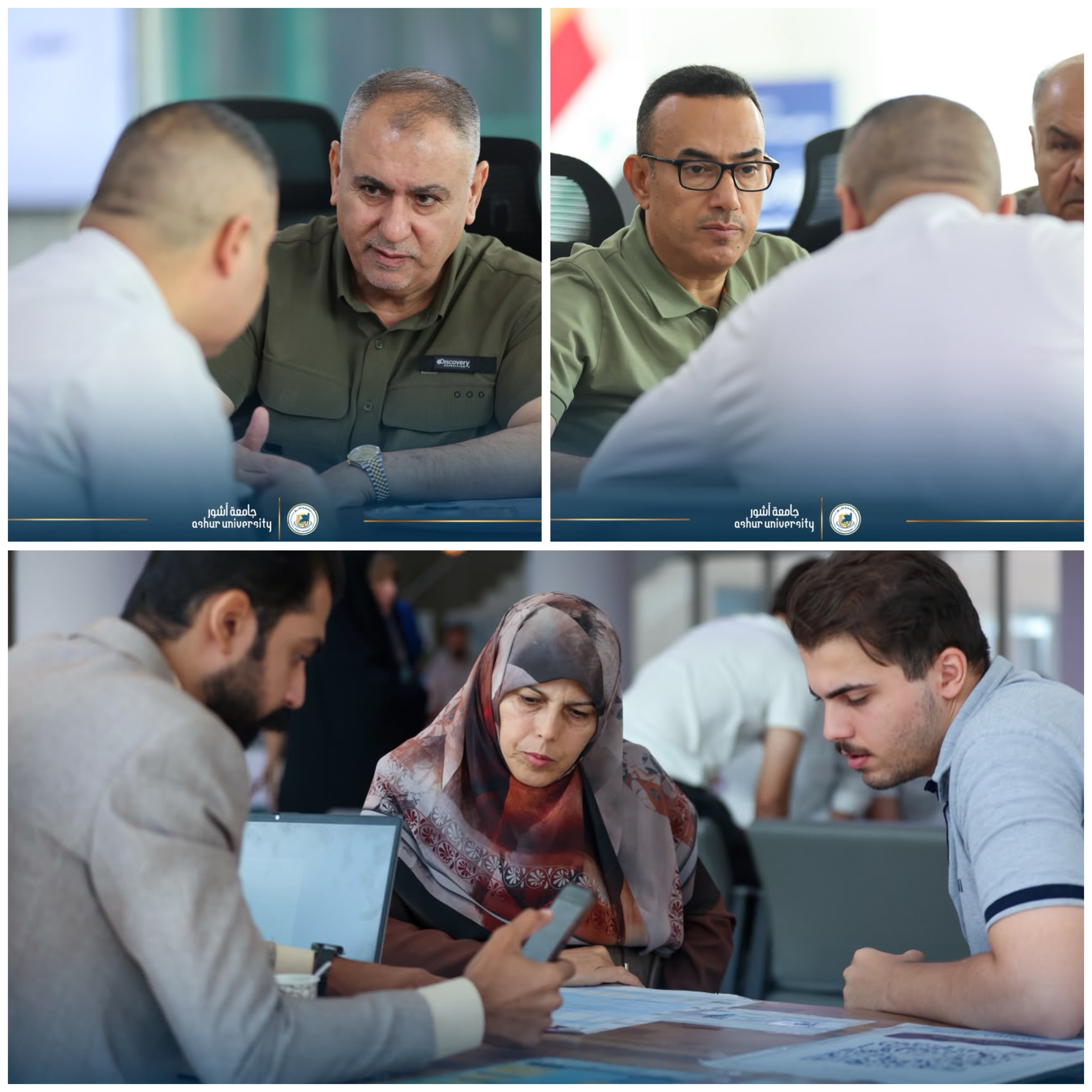 استمرار توافد طلبة السادس الاعدادي  لقسم التسجيل في جامعة آشــــــــــــور