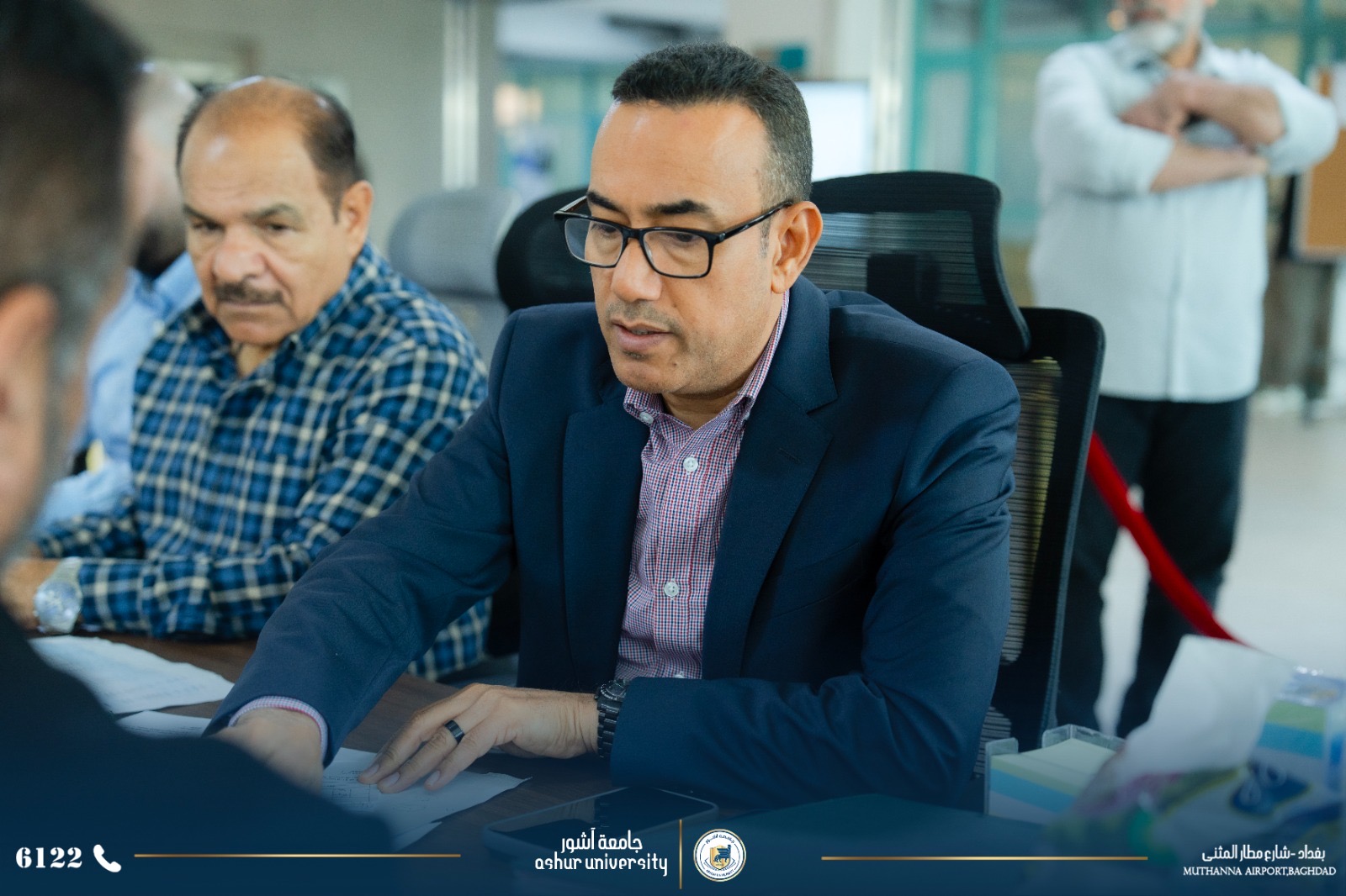 استمرار توافد طلبة السادس الاعدادي  لقسم التسجيل في جامعة آشــــــــــــور