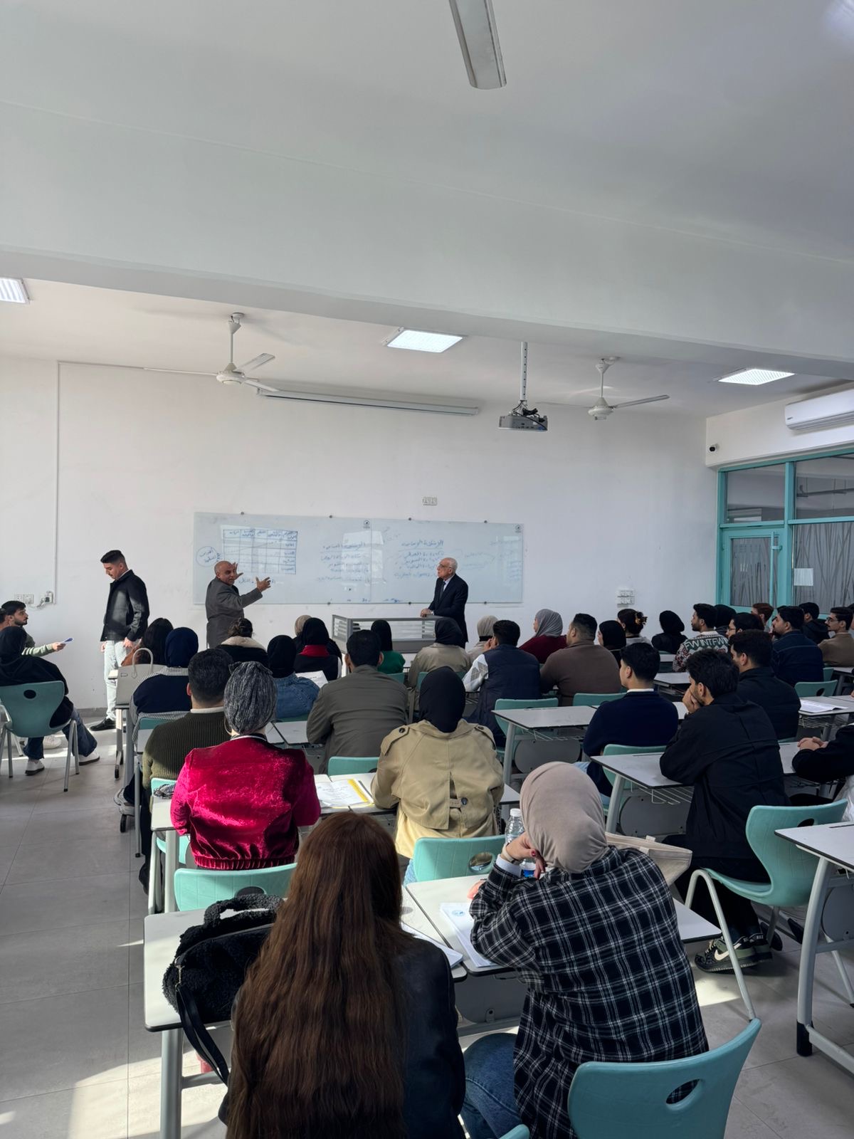 لقاء ترحيب بطلاب قسم المحاسبة /كلية الإدارة والاقتصاد مع رئيس القسم