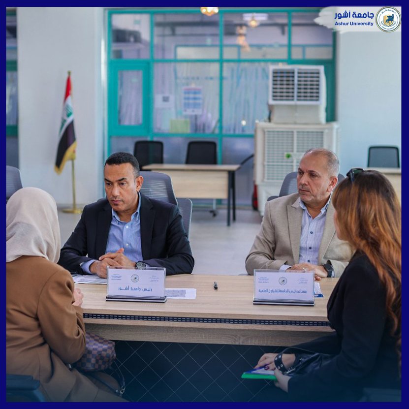 استمرار توافد الطلبة الجدد على قسم التسجيل وشؤون الطلبة