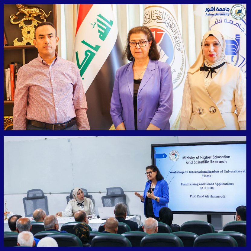 جامعة آشــــــــــــور تنظم ورشة عمل حول برنامج “Erasmus” وبناء القدرات