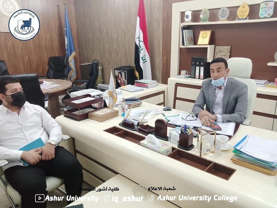 وفد  صحي يزور كلية آشور الجامعة 