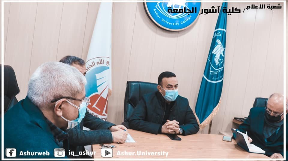 اجتماع السيد العميد مع قسم تقنيات صناعة الاسنان