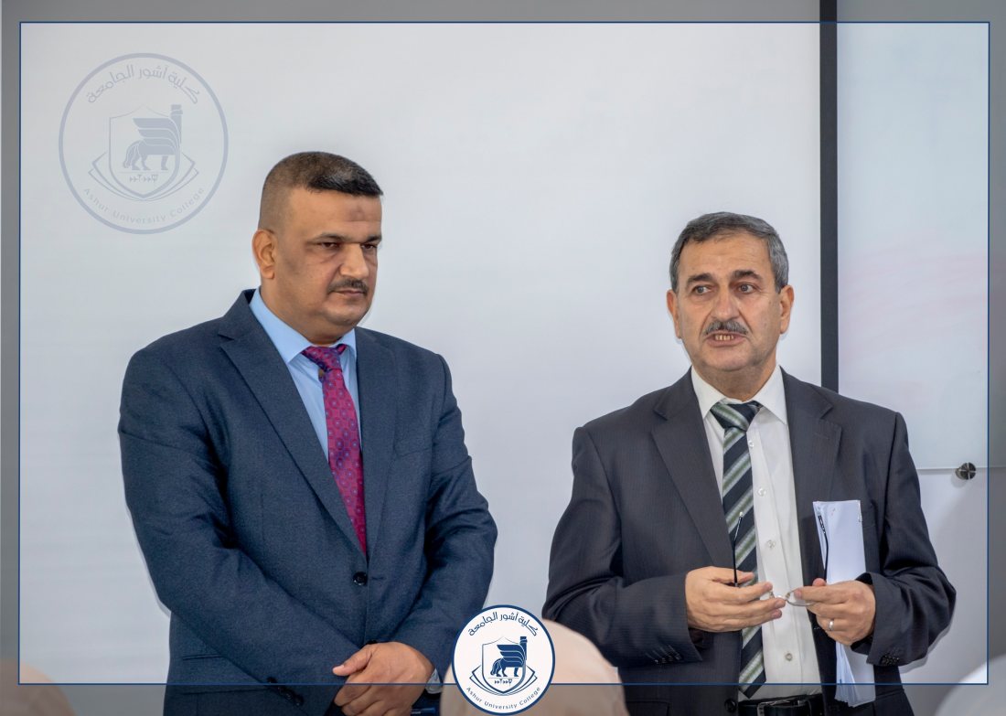 طلبتنا الجدد في كلية آشور الجامعة .