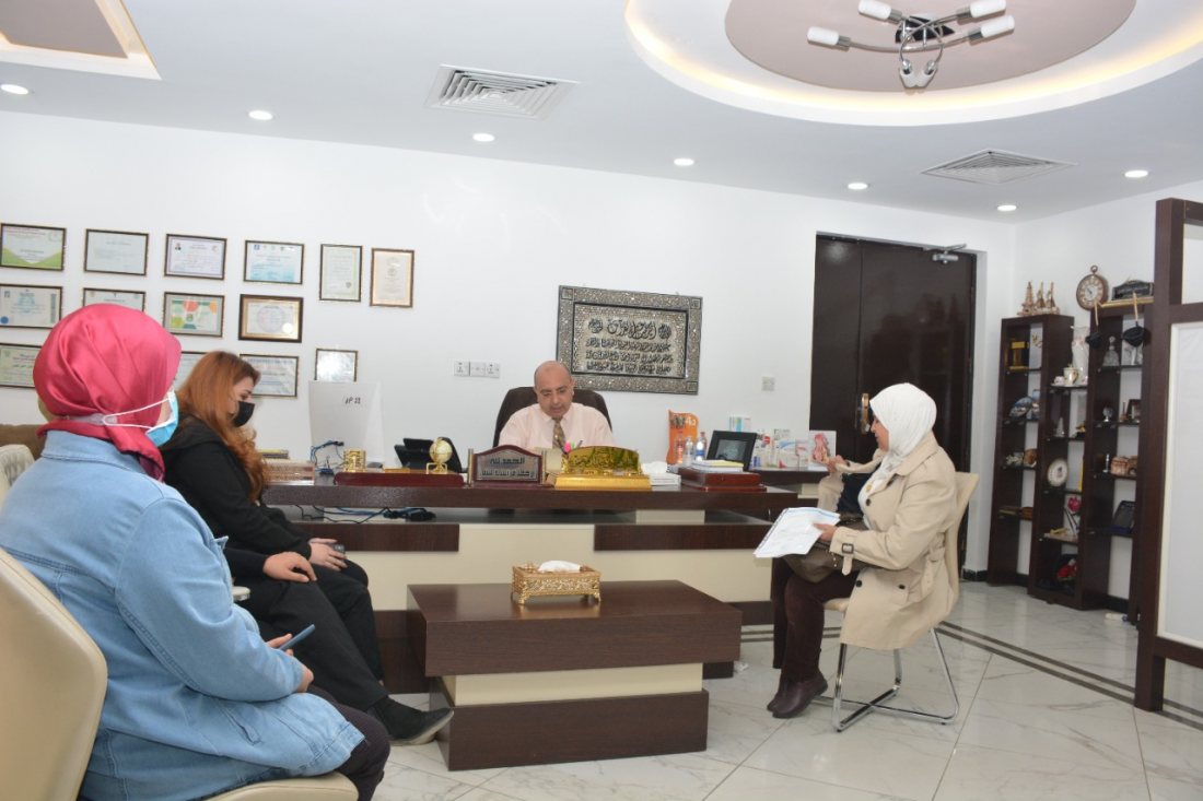 زيارة علمية لطلبة قسم هندسة تقنيات الأجهزة الطبية .